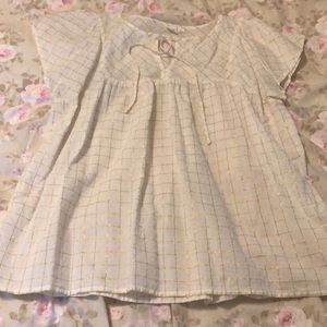 Flutter sleeve boho blouse